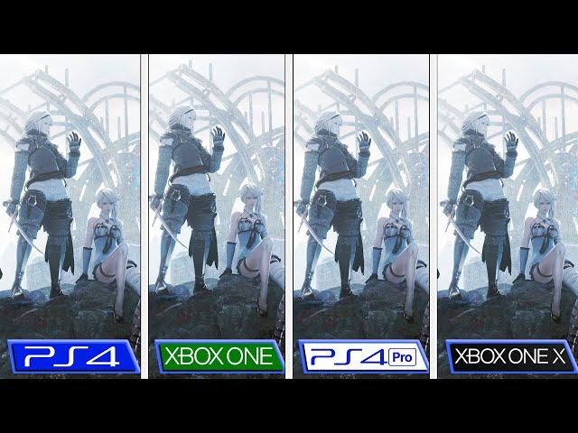 Nier Replicant | PS4 - ONE - PS4 Pro - ONE X | Graphics Comparison & FPS