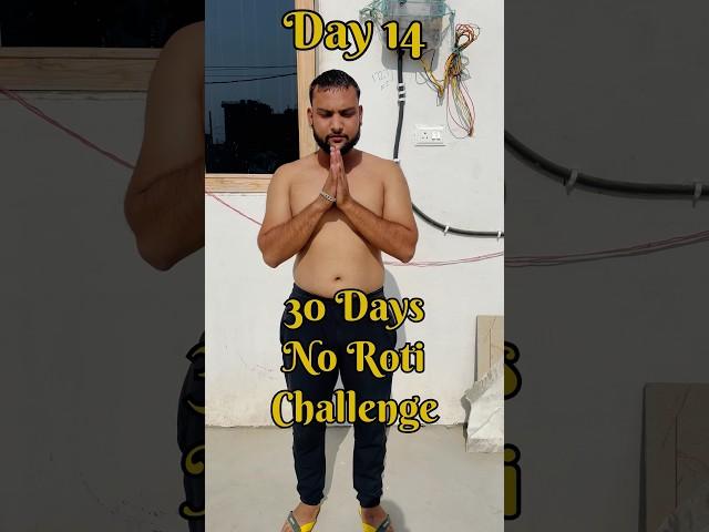 Day 14/30 No Roti Challenge | #shorts #norotichallenge #fitnesschallenge #fitness #vfit |