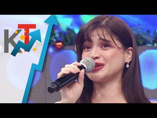 FIRST TIME ON TV Anne gets emotional on It's Showtime while talking about her pregnancy
