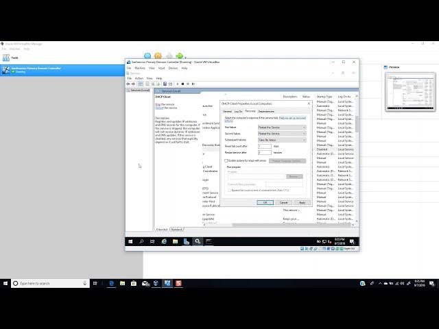 Working and Troubleshooting Windows Server 2019 Services