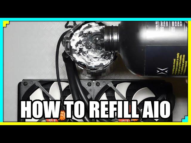 How to Refill an AIO Liquid Cooler #2