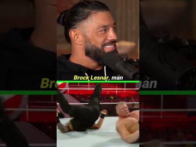  ROMAN ADMITS BROCK LESNAR IS HARD TO WORK WITH #shorts