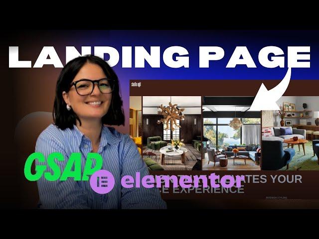 HOW I BUILT THIS GSAP LANDING PAGE - Elementor Wordpress Tutorial Flex Container