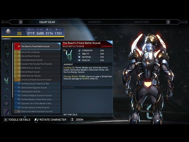 Bug Out - Blue Beetle Legendary Gear Unlocked | Injustice 2