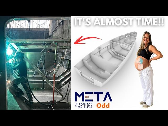 ️Building our new 43ft Aluminum Exploration Sailboat!! Ep.347