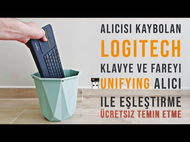 Alıcısı Kaybolan Logitech Klavye ve Fareyi Başka Unifying Alıcı İle Eşleştirme. Ücretsiz Alıcı Alma!