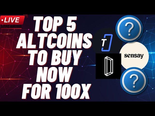 TOP 5 ALTCOINS TO BUY NOW BEFORE ALTSEASON (AI/RWA/GAMING)