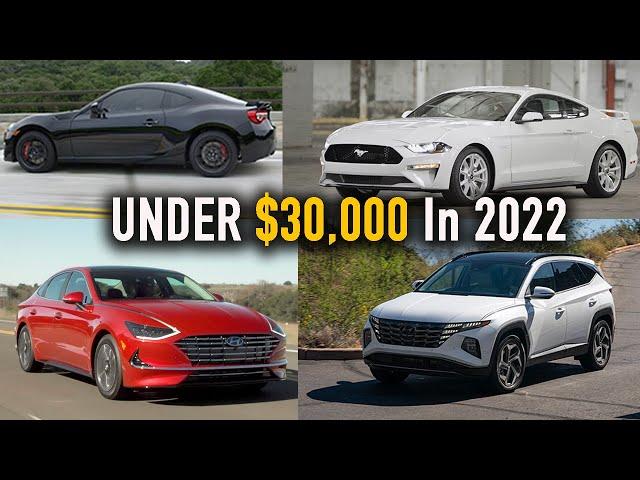 Top Eight 2022 Model Vehicles You Can Buy For Under $30,000