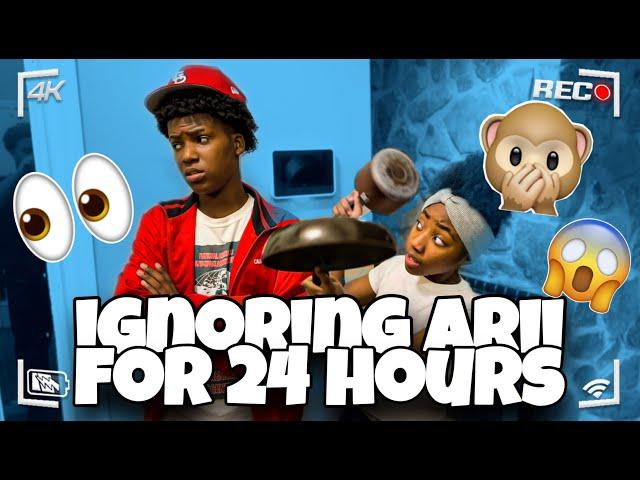 IGNORING ARII FOR 24 HOURS  *SHE GAVE ME A WHOOPING*