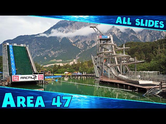 EXTREME WATER SLIDES at Area 47 in Tirol, Austria 2020!