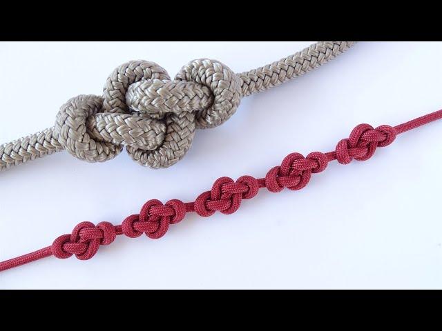 Infinite Series of Eternity Knots #paracordbracelet  #howto