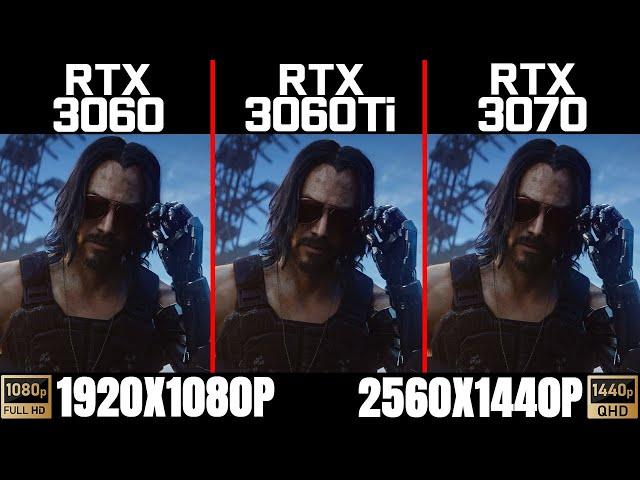 RTX 3060 vs RTX 3060 Ti vs RTX 3070 | Ryzen 5 3600 | tested in 20 games | 1080p, 1440p |