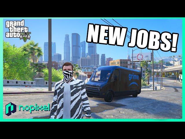 NEW JOBS, SAME STRUGGLES! | GTA 5 Roleplay (NoPixel 4.0 Public Green)