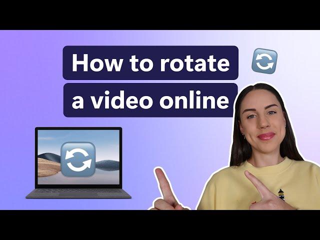 How to rotate a video online