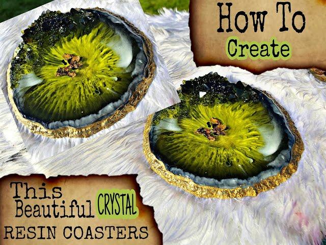 Beginners Resin Art | How To Make These Beautiful Crystal Resin Coasters