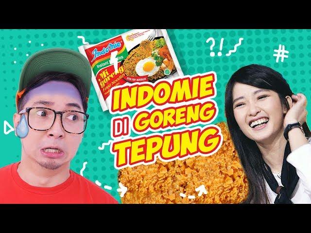 INDOMIE diGORENG TEPUNG Wkwkwkwk enak gak ya? #EGY