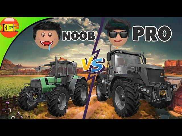 NOOB VS PRO | PLANTING WHEAT IN FARMING SIMULATOR 18