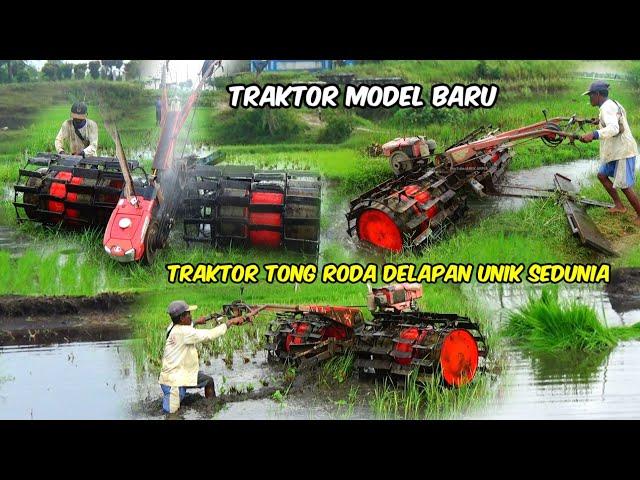 Traktor Tong Roda dobel delapan traktor tanah lumpur tabelan