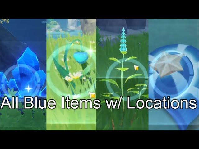 Kamera Event - Blue Items (Genshin Impact)