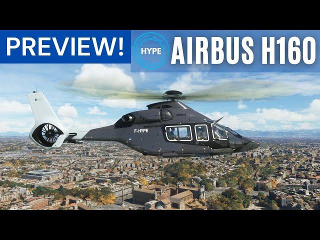 Hype Performance Group HPG H160 - Preview Flight over Rome - Microsoft Flight Simulator