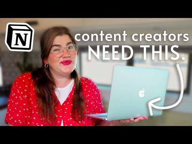 How to use Notion for Content Creators | planning content, organizing brand deals & more!