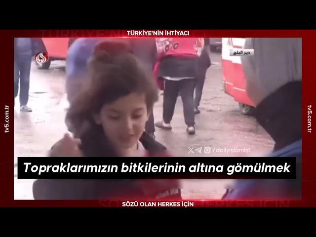 Gazze'de yaşayan kız çocuğu: Filistinli çocuklar Gazze'yi terk etmeyecek