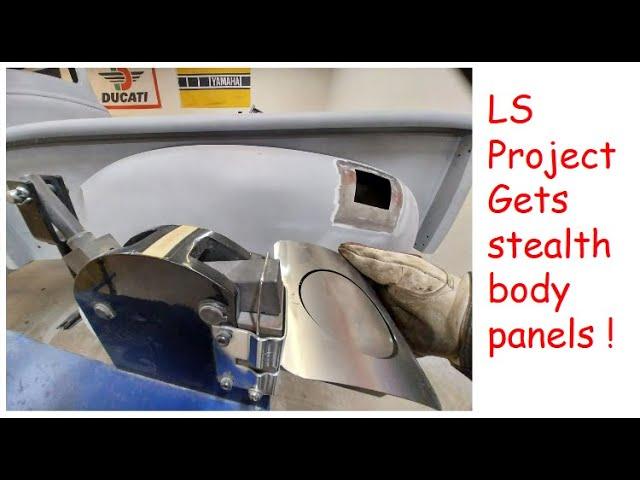 Installing a custom stealth fuel door in the LS Resto-Mod project D.I.Y. Auto Restoration