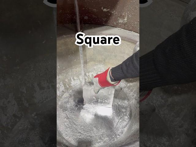 Making a square shape and smashing it! #square #moltenmetal #satisfying