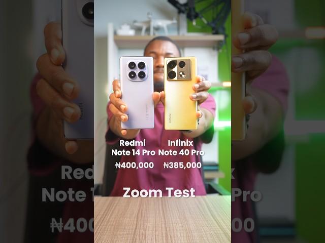 Redmi Note 14 Pro 4G vs Infinix Note 40 Pro 4G Zoom Test