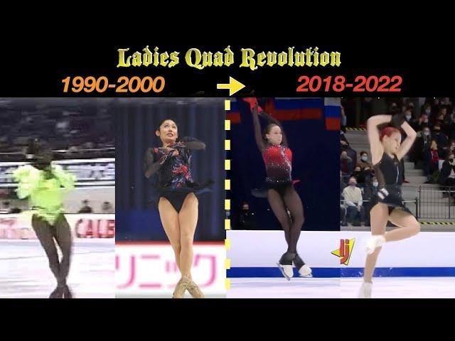 Figure skating Women Quad Revolution (1990-2022) | Eteri Anna Sasha Kamila Interviews