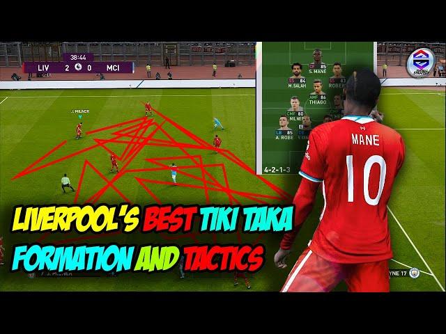 Liverpool's best Tiki taka formation and tactics - PES 2021