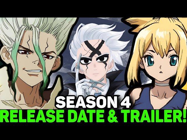 DR STONE SEASON 4 RELEASE DATE & TRAILER - [Official]