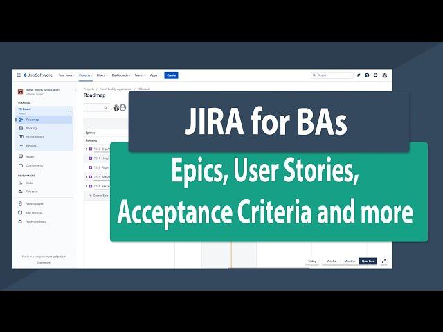 JIRA Tutorial for Agile Business Analysts & Product Owners