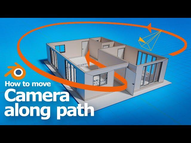 Blender Move Camera along Path and Track to Camera Target