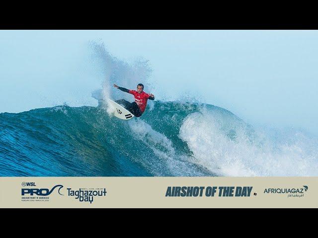 2025 Pro Taghazout Bay Day 4 Airshot of the Day by Afriquia Gaz