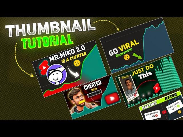 GROWTH GRAPH Thumbnail Tutorial | Make Thumbnail Like  @decodingyt  for youtube video