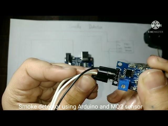 Smoke detector using Arduino and MQ2 sensor.   #Arduino #MQ2sensor #ECEproject