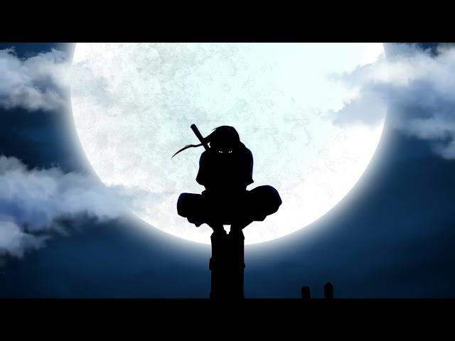 itachi uchiha full moon naruto shippuden 4k live wallpaper