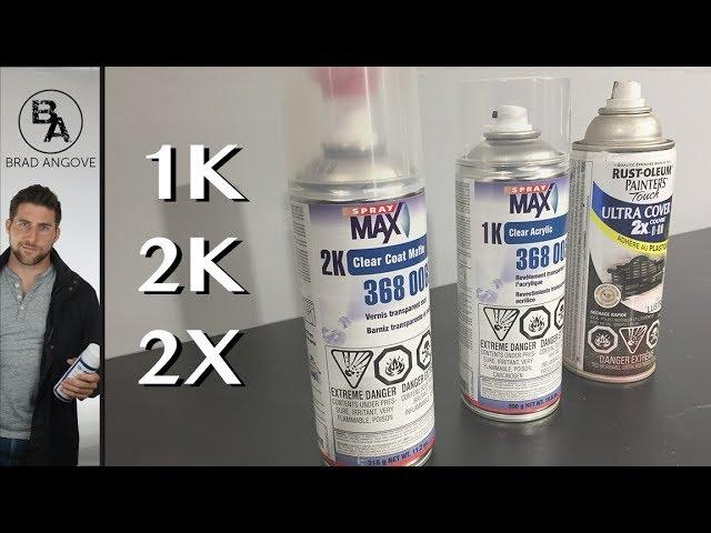 The difference between 1K, 2K, and 2X clear coat