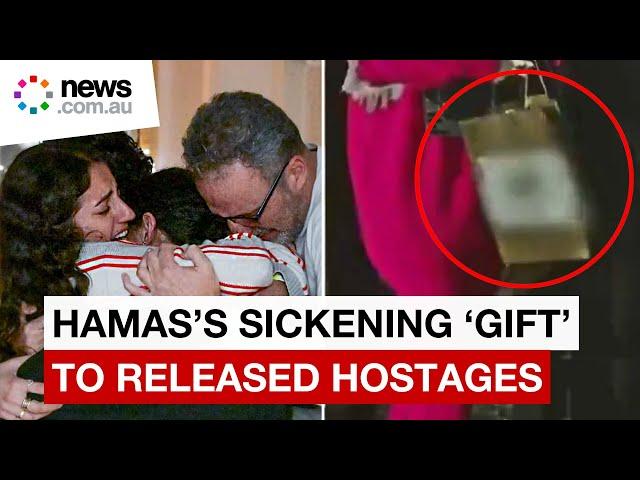 Israel hostages released by Hamas with sick ‘gift bags’