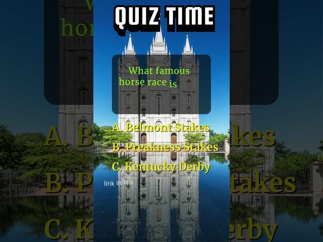 What is the capital of Kentucky #quiz #quizwhizchannel #trivia