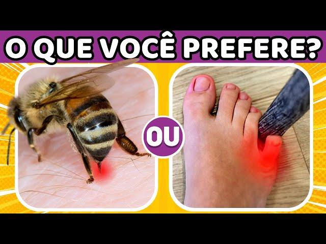 ️O que Você prefere ? As escolhas mais IMPOSSÍVEIS da sua VIDA| Quiz