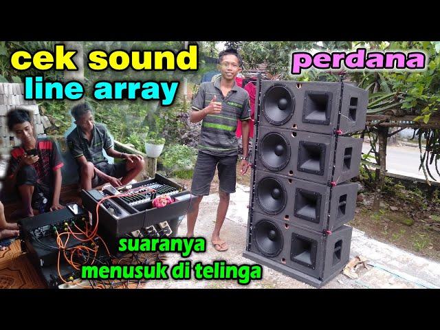 CRAZY !!! CHECK THE PRIME SOUND OF THE LINE ARRAY SP AUDIO THE SOUND pierces the ear