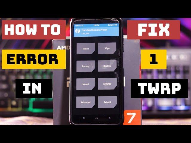 How to fix Error 1 In Twrp while installing rom #shorts #youtubeshorts