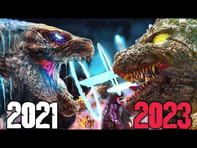 GODZILLA -1.0 VS GODZILLA X KONG - [2023 VS 2024] Evolution of GODZILLA