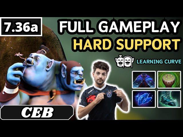 7.36a - Ceb OGRE MAGI Hard Support Gameplay 24 ASSISTS - Dota 2 Full Match Gameplay