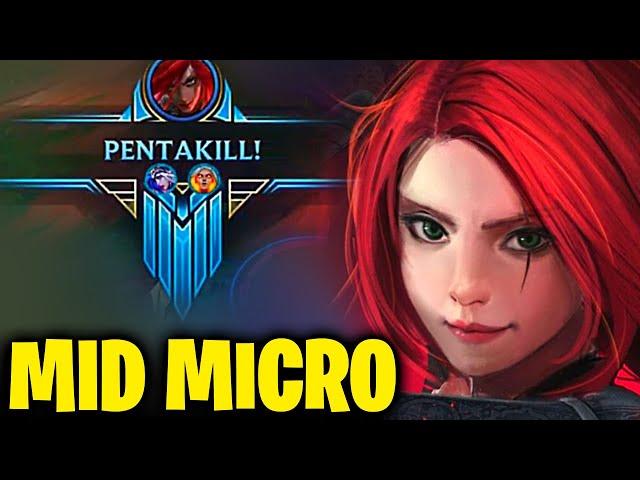 Fast Katarina PENTAKILLS Grandmasters + Mid MICRO Tips | Wild Rift