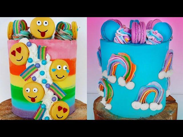 RAINBOW CAKES & CUPCAKE Decorating || Cake New Tricks || Creative Cake Decorating Ideas