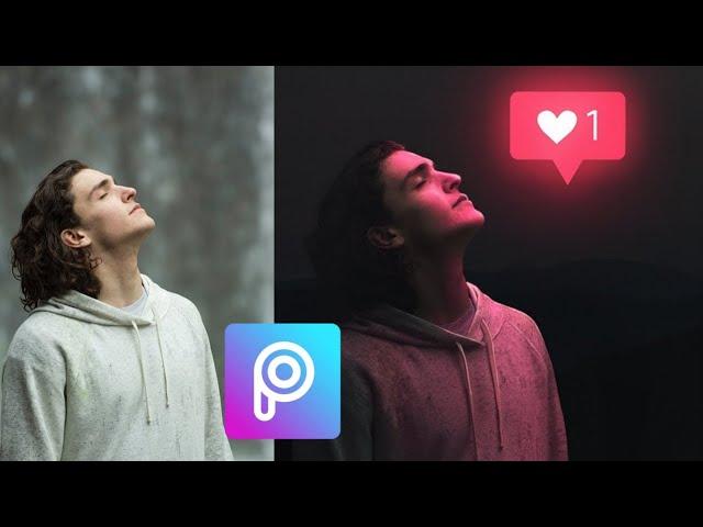 PicsArt Manipulation - Glowing Social Media Icon | Creative Photo Manipulation | PicsArt Editing