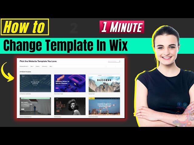 How To Change Template In Wix 2024 | Switching wix Template